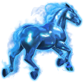 den gudomliga hästen blå hyperjätte