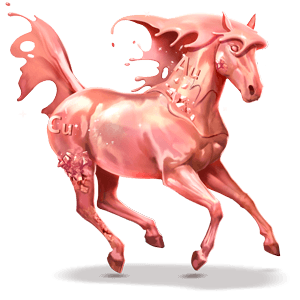 den gudomliga hästen roséguld