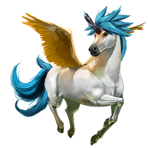 den gudomliga hästen bellahörning