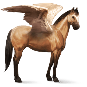 ridpegasus körsbärsbrun