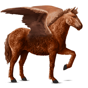ridpegasus curlyhäst fux