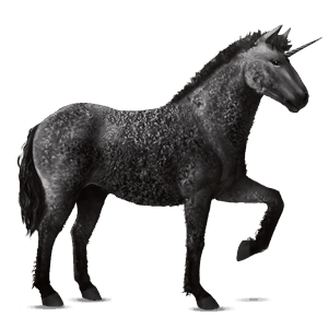 ridenhörning tennessee walker gulbrun
