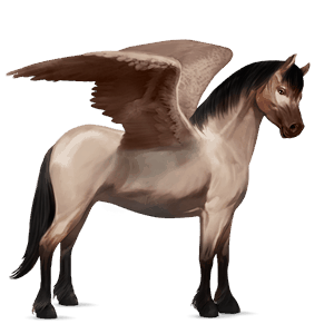pegasus-ponny gulbrun