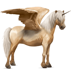 bevingad enhörningsponny  haflinger linfux 