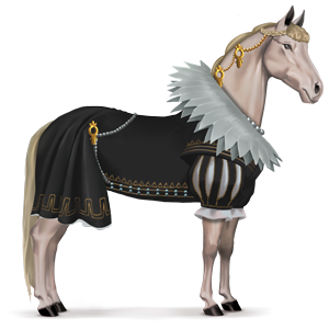 ridpegasus anne av Österrike-päls