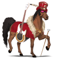 ridhäst lusitano brun