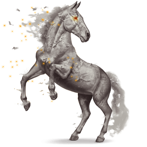 den gudomliga hästen aska