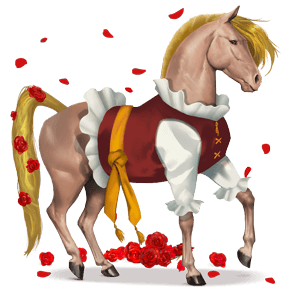 ponny shetlandsponny körsbärsbrun