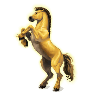 den mytologiska hästen xanthos