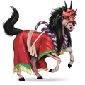 den gudomliga hästen kabuki
