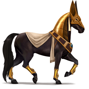 den gudomliga hästen anubis